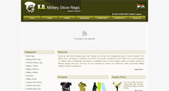 Desktop Screenshot of kdmilitary.com